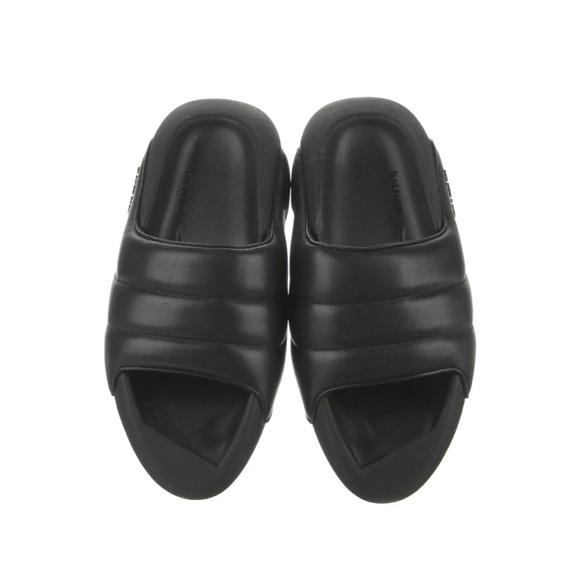 Balmain leather slides - Picture 3 of 5